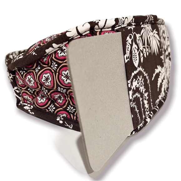 Vera Bradley Reversible Shoulder Bag Quilted Cotton Japanese Print Zip Pockets - Picture 12 of 14